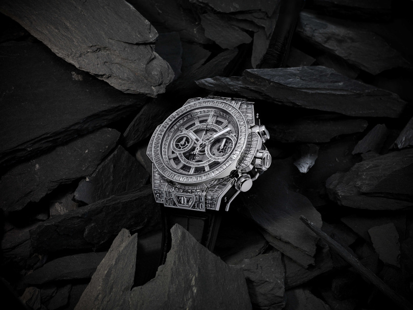 BIG BANG UNICO白金方鑽計時碼錶／11,445,000元（圖／品牌提供）
