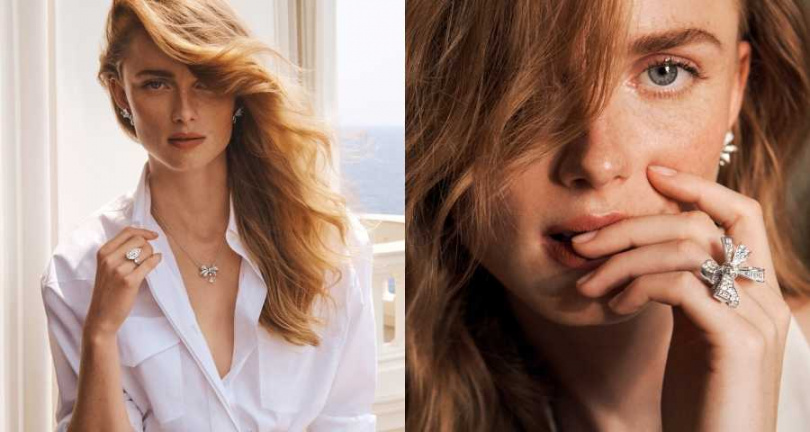 格拉夫推出全新品牌宣傳廣告的新篇章，並以Tilda's Bow系列的時尚珠寶作為拍攝焦點，令人過目難忘。（圖／品牌提供）