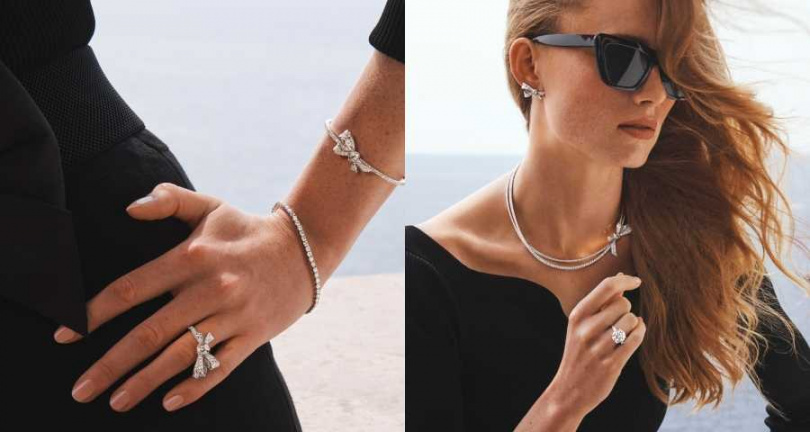 由《Vogue》巴黎版前編輯Emmanuelle Alt所精心設計的珠寶x華服時尚造型。（圖／品牌提供）