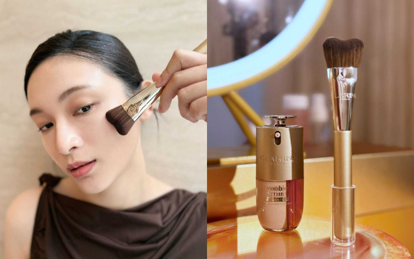 為歡慶新品上市，即日起至3/10可享黃金雙萃精華粉底液+拉提粉底刷限時回饋價3,800元(原價要4,300元喔)，現在入手正是好時機！（圖／吳雅鈴攝）