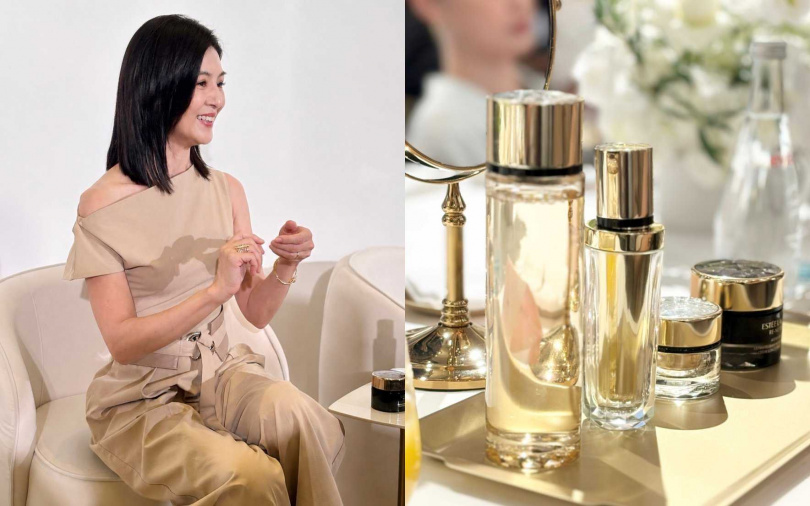 因為工作與家庭需求，需要時常往返不同國家的楊采妮，也感受到肌膚修護力的重要性。（圖／吳雅鈴攝）