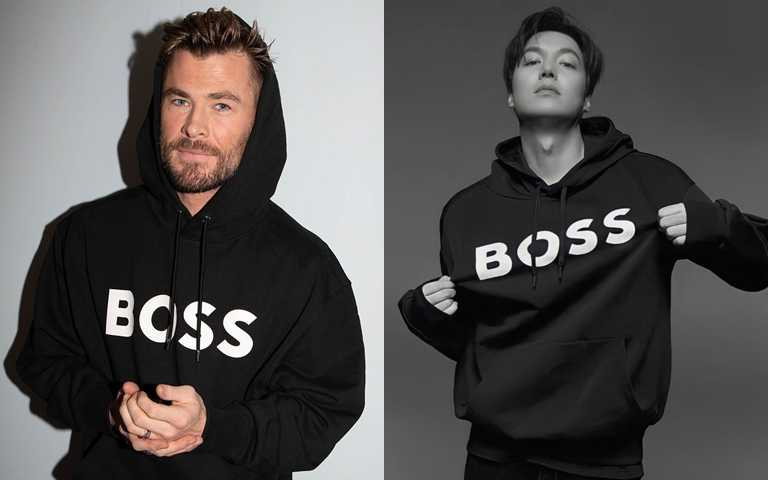 Chris Hemsworth、李敏鎬兩大男神的最佳示範。（圖／品牌提供）