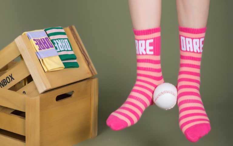 襪筒則以高彈性立體織法強化包覆，運動時也不容易脫落（圖／LIFEBEAT提供）