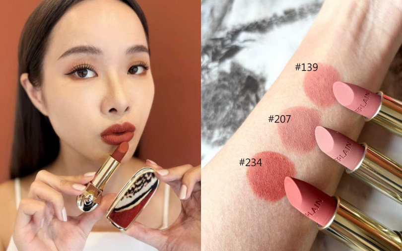 除了#555，小編力推#139粉紅裸膚色、#207優雅米色跟#234秋天感橘棕色，也是本次的人氣主打色。（圖／吳雅鈴攝）