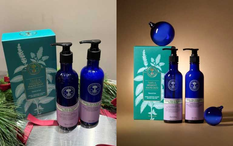  Neal’s Yard Remedies 薄荷佛手柑護手禮盒 1,500元（圖／品牌提供、黃筱婷攝）