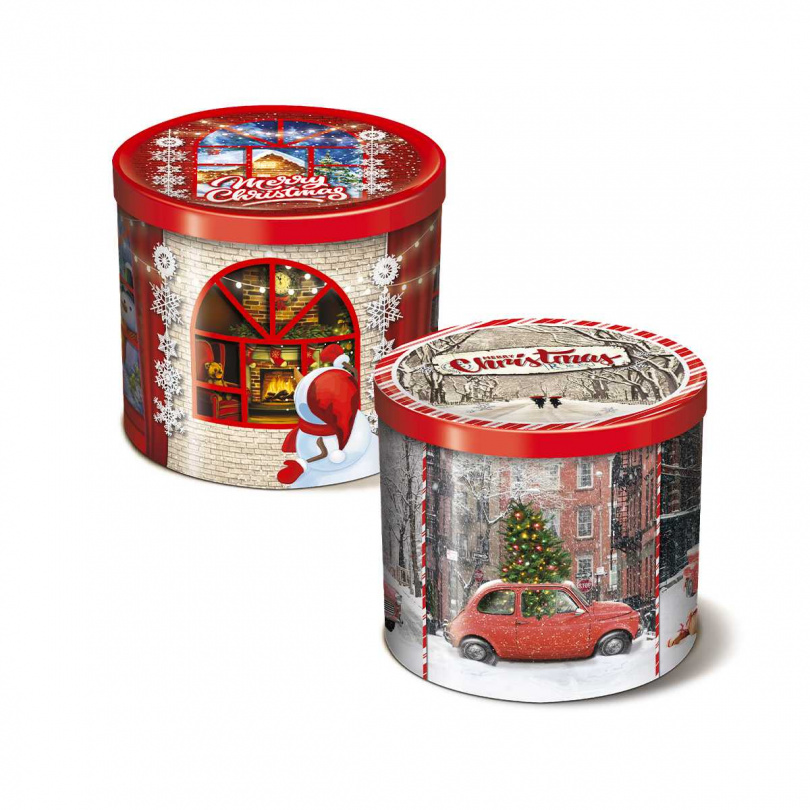 通路獨家販售的義大利「BALOCCO聖誕節罐裝經典黃金麵包」。