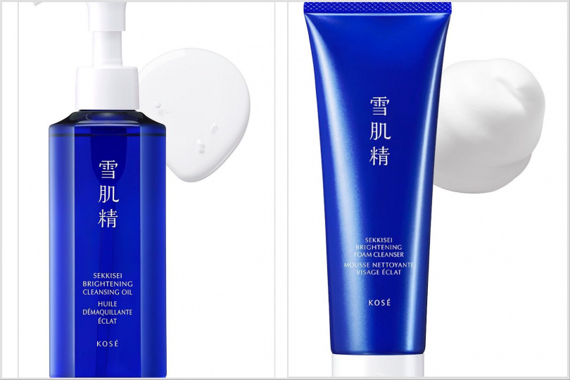 KOSE 雪肌精澄白薏透潔顏油150ml/600元,KOSE 雪肌精澄白薏透洗顏霜130g/480元(圖/品牌提供)
