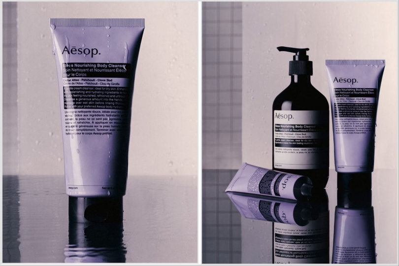 Aesop 厄勒俄斯滋潤身體潔膚露500ml/1,700元、180ml/1,250元(圖/品牌提供)