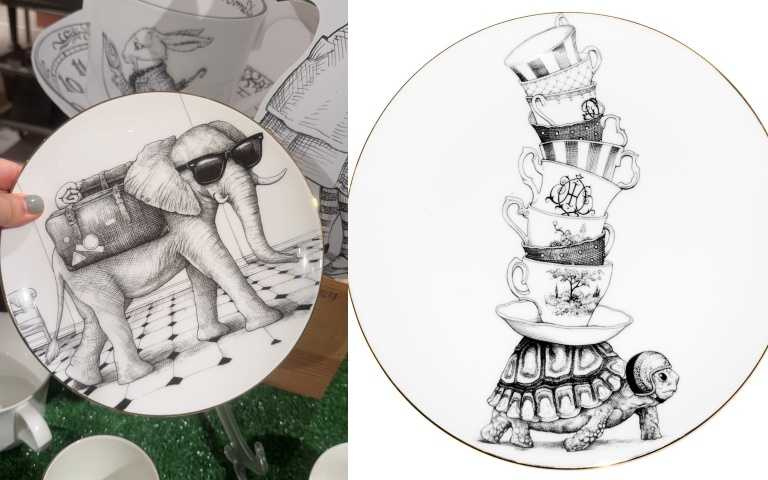 各種有趣的點心盤子登場，看了就好療癒！（圖／品牌提供、黃筱婷攝）​