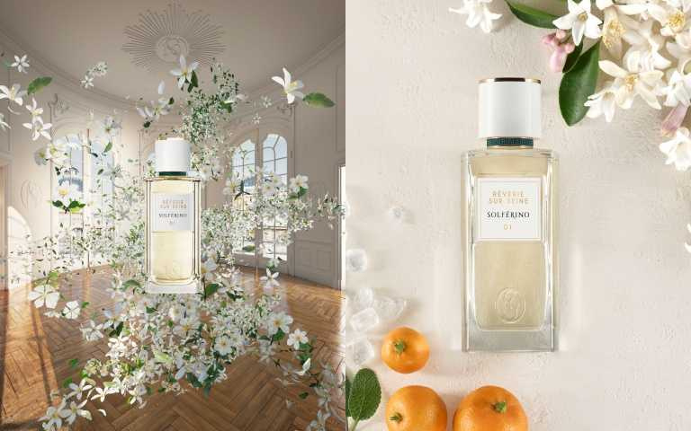 SOLFÉRINO PARIS N°1 RÊVERIE SUR SEINE 塞納河遊夢淡香精 125ml／9,460元、70ml／5,820元。（圖／品牌提供）