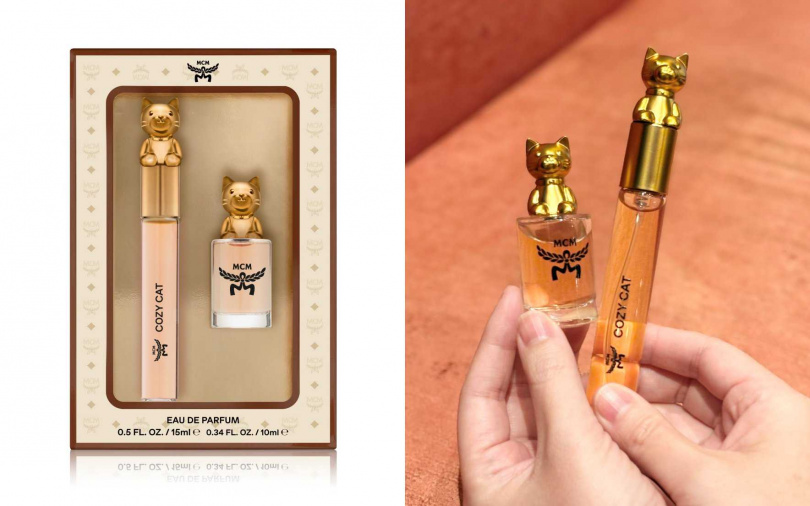 除了100ml的大容量，也有推出15ml+10ml的呼嚕喵喵迷你香氛組可選購。(圖/吳雅鈴攝、品牌提供)