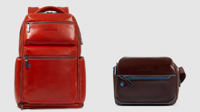 Blue Square系列 經典牛皮行動後背包(15.6吋)/22,150元,CityBags 立體側背包/11,550元(圖/品牌提供)