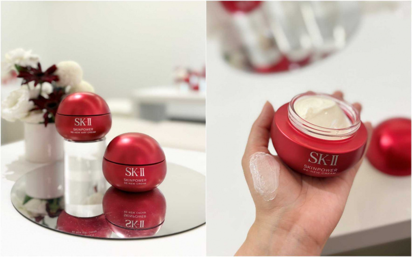 SK-II肌源賦能煥顏活膚霜50g／4,200元、80g／6,200元（圖／吳雅鈴攝）