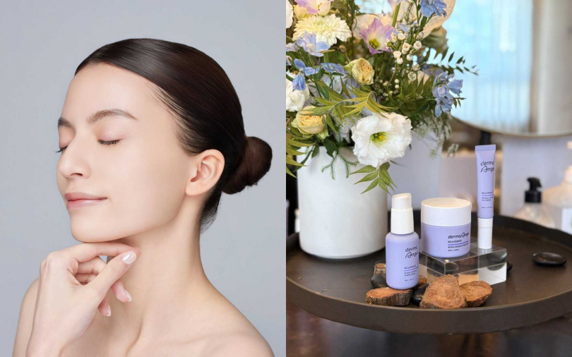 護妍天使10週年首發的「逆時肌活系列」，以超級5A醇緊緻科技+醫美級抗老成分，讓有相關保養需求的女孩，能以最平實的價格享受到肉眼可見的抗齡效果。（圖／吳雅鈴攝）