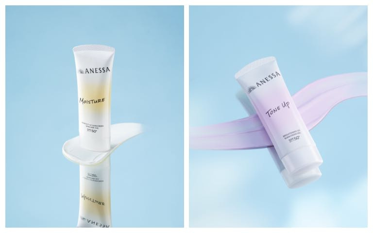 ANESSA 安耐曬 美肌保濕防曬/潤色防曬水凝乳 兩款SPF50+ PA++++ 90g / 850元（圖／品牌提供）