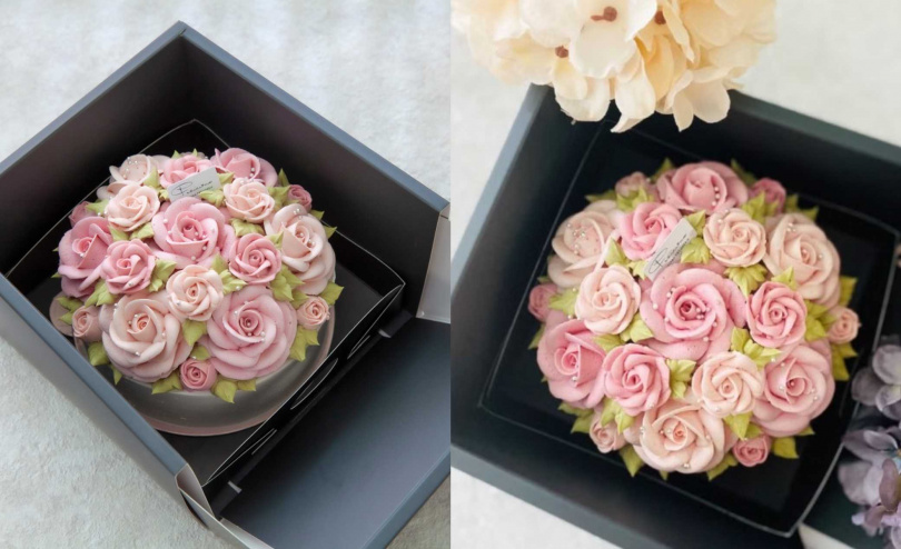 Felicitas Pâtissérie玫瑰圓舞曲花蛋糕（圖／Pinkoi提供）