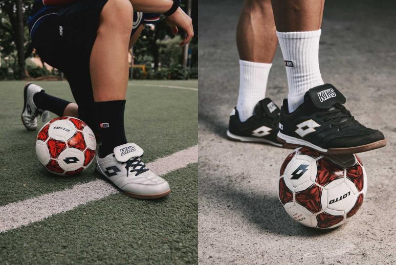 LOTTO X KIKS STADIO 復古足球鞋/2,480元(圖/品牌提供)