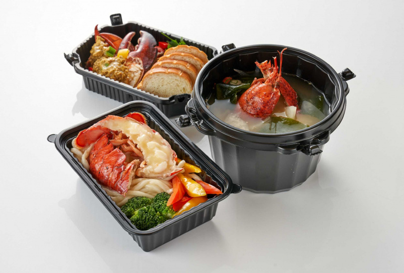 台北福華大飯店每日限量的「龍蝦三重奏」三吃料理。（圖／台北福華大飯店）