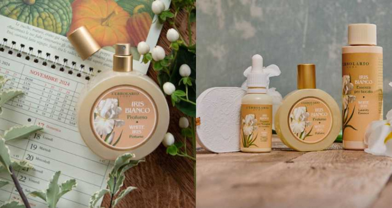 白鳶尾花潤膚霜 300ml／特價1,540元、白鳶尾花沐浴乳300ml／特價630元、白鳶尾花香水 50ml／特價1,280元、100ml／特價1,680元、白鳶尾花柔滑呵護乳150ml／特價966元、白鳶尾花植物皂125g／特價336元、白鳶尾花香氛陶瓷附香水30 ml／特價1,106元（圖／品牌提供）