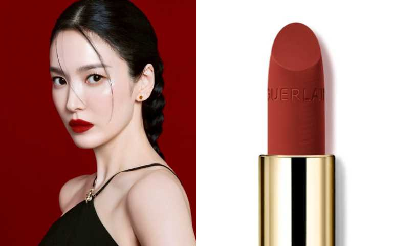 嬌蘭 ROUGE G紅寶之吻高訂絲絨唇膏 555/1,400元(圖/品牌提供)