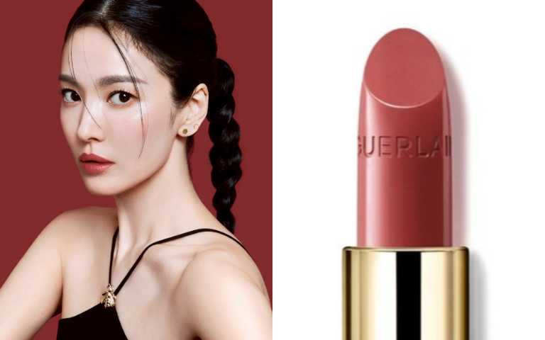 嬌蘭 ROUGE G紅寶之吻高訂緞光唇膏 06/1,400元(圖/品牌提供)
