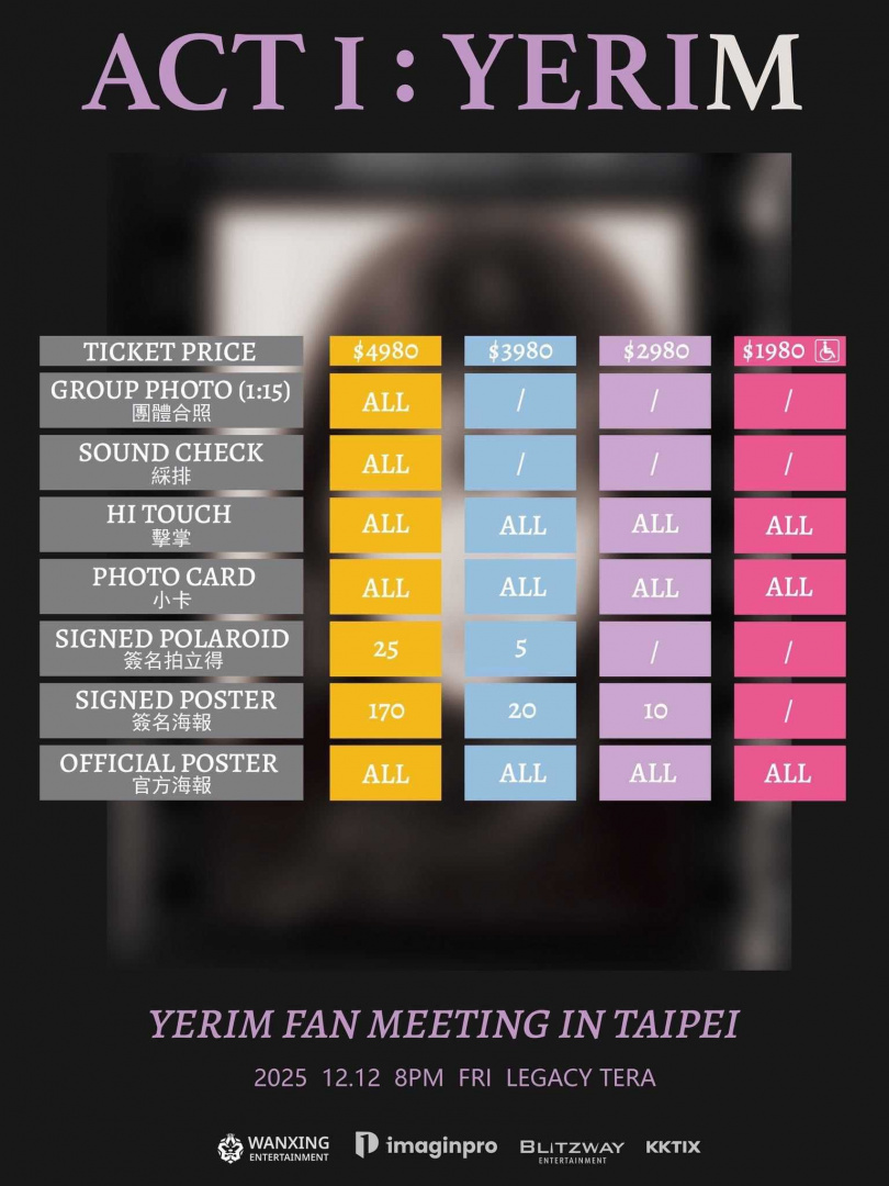 凡購票者都可以Yeri擊掌。(圖/萬星提供)