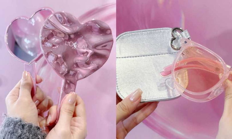 全球美髮領導品牌巴黎萊雅這次與人氣潮流眼鏡品牌KlassiC.夢幻聯手，推出今年春日最粉亮的跨界聯名！（圖／廖怡婷 攝）