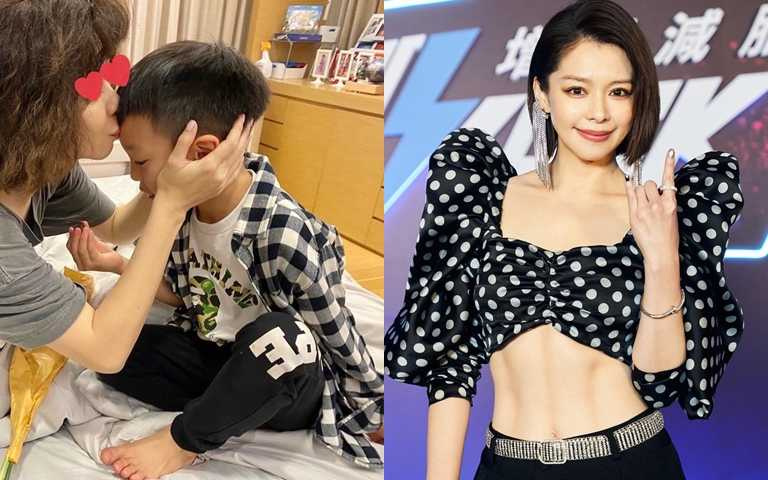 被兒子Dalton童言童語笑說媽咪腹肌一定是用畫的!?徐若瑄在IG上真情告白這2個多月她可是做了8次腹肌Rock+每週3次重訓+每週5次跑步+168輕斷食戒澱粉,才能辛苦換來最真實的川姐照!(圖/翻攝徐若瑄IG)