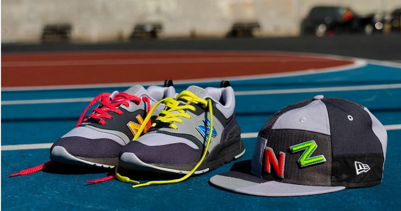 NEW EAR和New Balance兩個品牌都有「N」Logo，這次可拆式設計為兩個品牌中的“N＂增添更多互動與玩趣。（圖／NEW EAR提供）