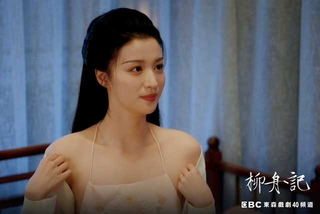 王楚然薄紗色誘橋段。（圖/東森戲劇台）