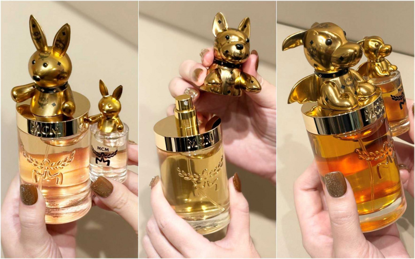 人氣top3首推清新綠意感的「愉快兔比」、高雅迷人花香木質調的「魅力汪汪」跟沉穩茶香調的「勇敢威龍」。（圖／吳雅鈴攝）