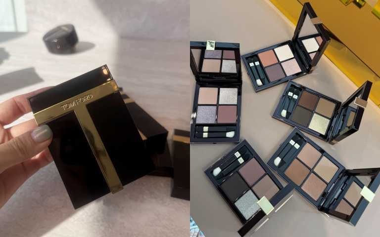 TOM FORD高級訂製四格眼影盤9色 / 3,750元。（圖／黃筱婷攝）