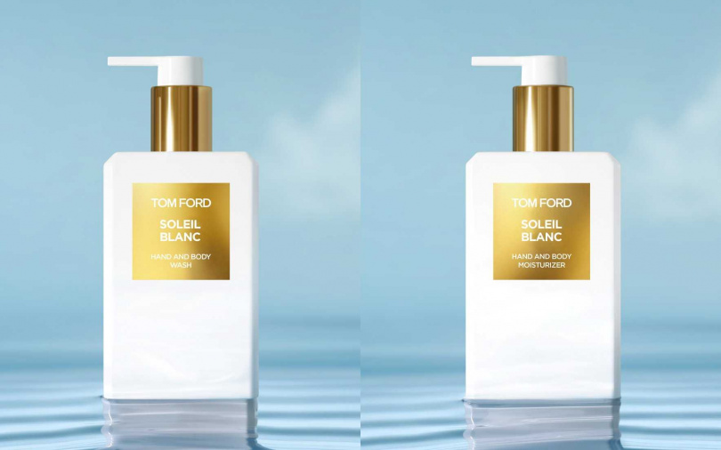 TOM FORD夏日沙灘潔膚露250ml/2,350元、TOM FORD夏日沙灘潤膚乳250ml/3,650元(圖/品牌提供)