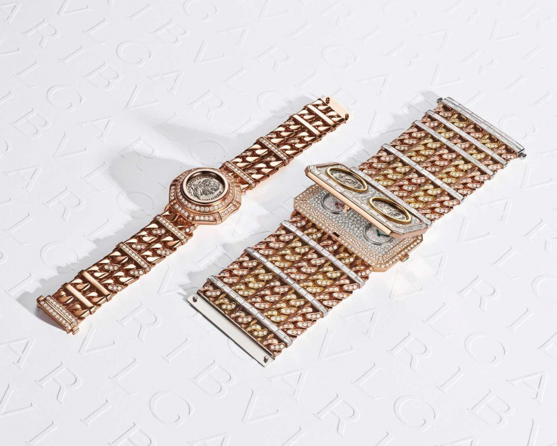 BVLGARI MONETE CATENE系列古幣頂級珠寶神秘腕錶（圖／品牌提供）