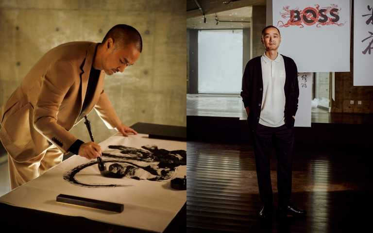 BOSS與書法藝術家馮唐攜手合作打造龍年限定系列。（圖／品牌提供）