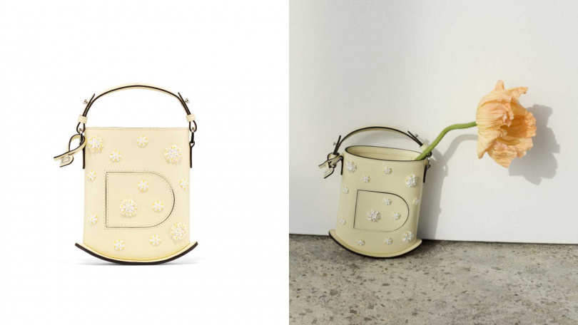Delvaux Pin Toy Sweet Daisy 香草黃／111,500元（圖／品牌提供）