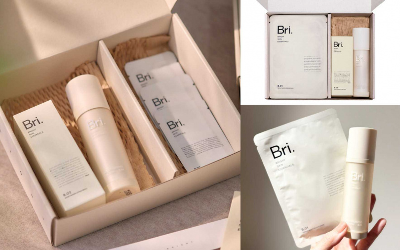 「隨行輕盈防禦組」是一瓶正裝乳液搭配補充瓶與試用包的組合；「夜養晨光出行組」則是面膜+乳液的搭配，讓保養回歸純粹，重拾安定。（圖／品牌提供、吳雅鈴攝）