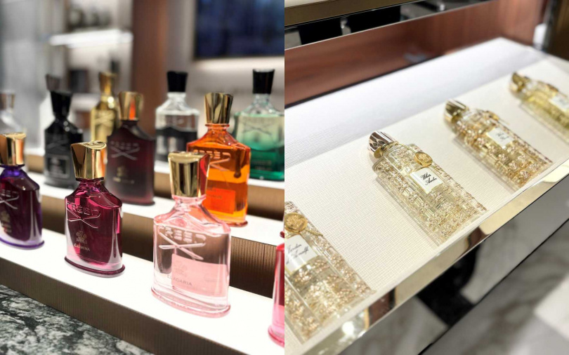 CREED大安旗艦店陳設有最齊全的高端香氛作品，可透過1對1專屬香氛諮詢，讓選香也能享有最高規格服務。（圖／吳雅鈴攝）