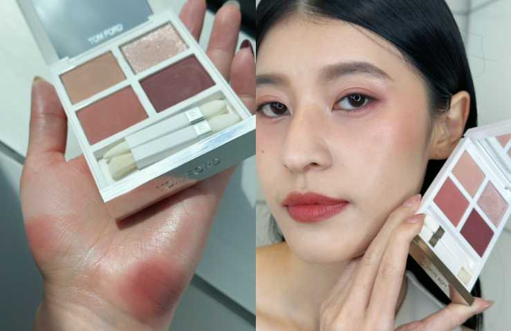 TOM FORD 太陽親吻限量高級訂製四格眼盤 #01 Chalet Mink/3,750元(圖/廖怡婷 攝)