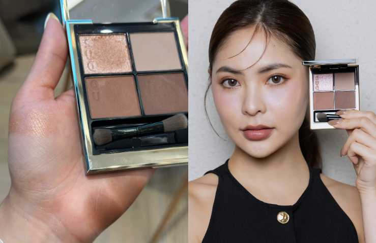 SUQQU 晶采盈緻眼彩盤#S02霜華SOUKA/2,600元 (圖/品牌提供、廖怡婷 攝)
