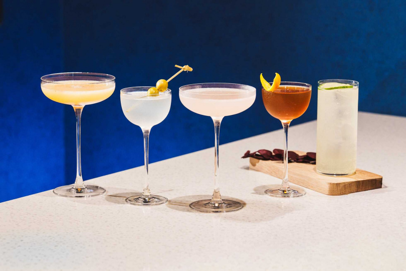 「黑松酒覓」推出5款獨家特調，將50度以上金門高粱酒融入調酒中。（圖／品牌提供）