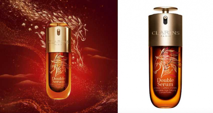 克蘭詩 黃金雙萃精華 2026限定版 75ml／5,800元（圖／品牌提供）