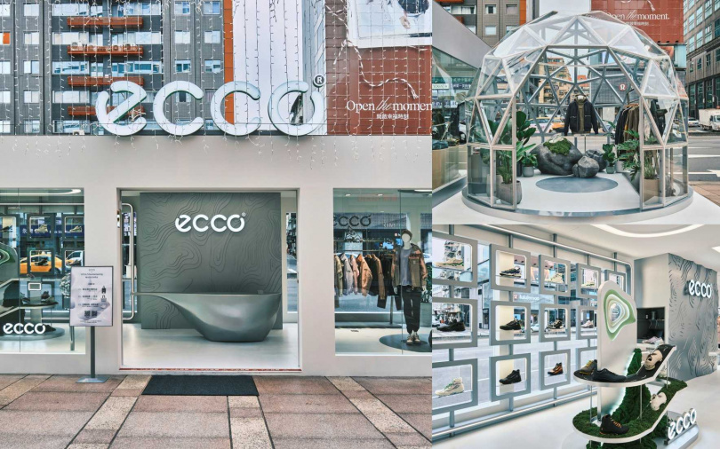 ECCO x White Mountaineering快閃店於12/12~1/12@台北SOGO忠孝館1F前廣場登場。（圖／品牌提供）