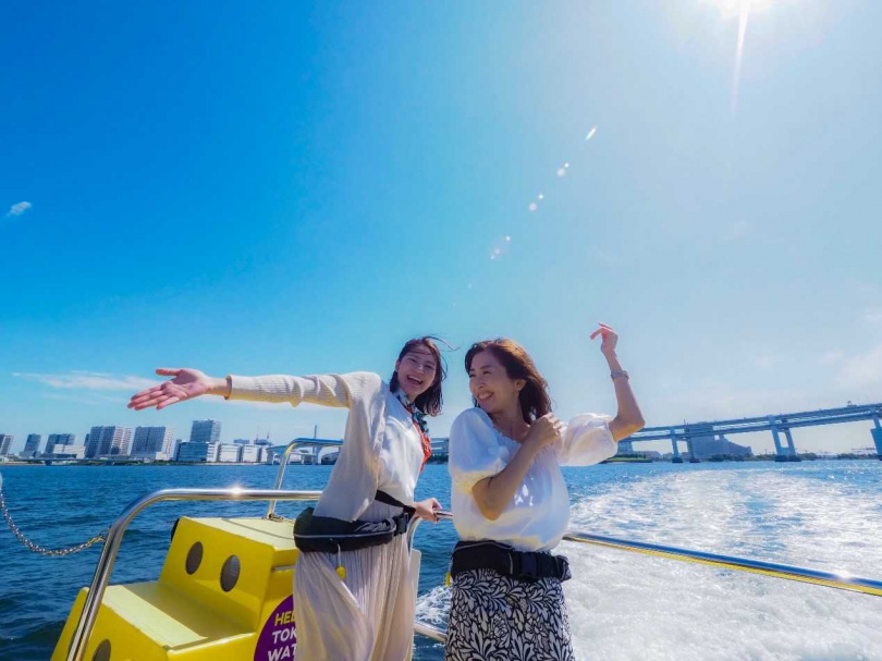 TOKYO WATER TAXI的客製化服務使水上觀光行程的安排更加靈活，同時也能滿足視察、場勘等特殊商業需求。（圖片來源／ⒸTOKYO WATER TAXI）