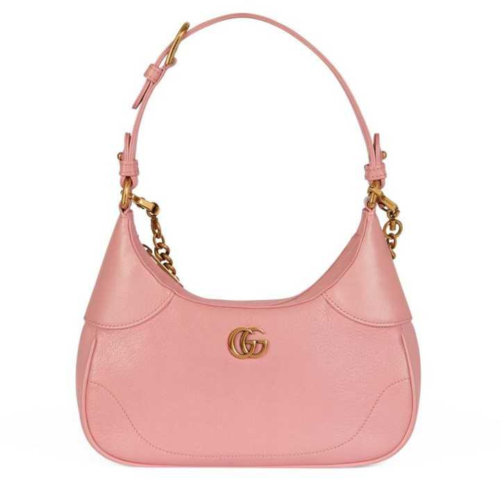 GUCCI Aphrodite粉色小型肩揹包／96,700元（圖／品牌提供）