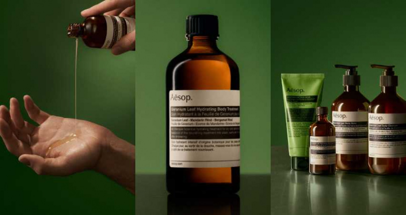 Aesop 天竺葵潤體精油 100mL／1,250元（圖／品牌提供）