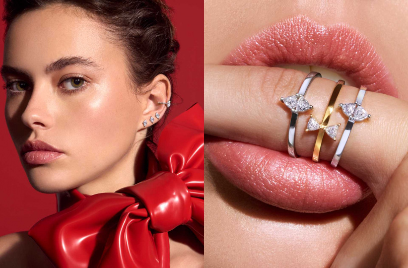 (左)AHKAH cerf-volant系列/24,900-30,400元,(右)AHKAH cerf-volant系列/35,000-36,900元(圖/品牌提供)