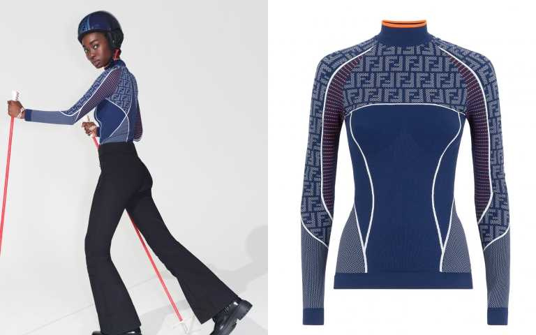 FENDI滑雪系列FF LOGO滑雪衣／18,900元（圖／品牌提供）