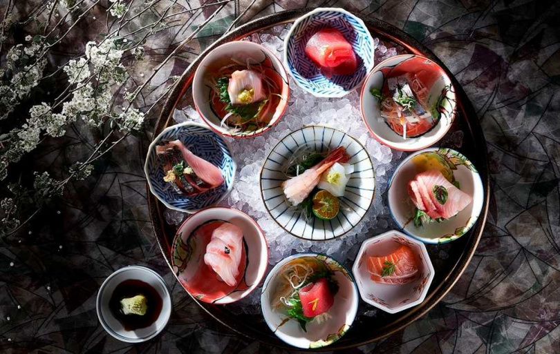 NAGOMI 和食饗宴有多種生魚片可享用。（圖／欣葉提供）