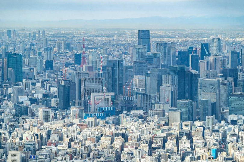 「東京晴空塔®」能俯瞰壯觀的東京市景。